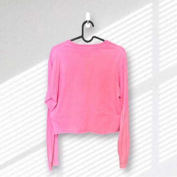 BETTY BOOP VINTAGE OFFICIAL MERCHANDISE PINK LONG SLEEVE SHIRT - Picture 3 of 3